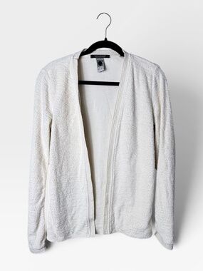 Scotch and Soda Cardigan White Textured Size Large (Q)
